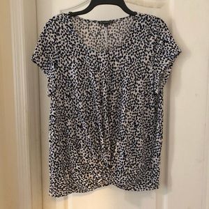 Short sleeve Blouse with Detail at Waist
